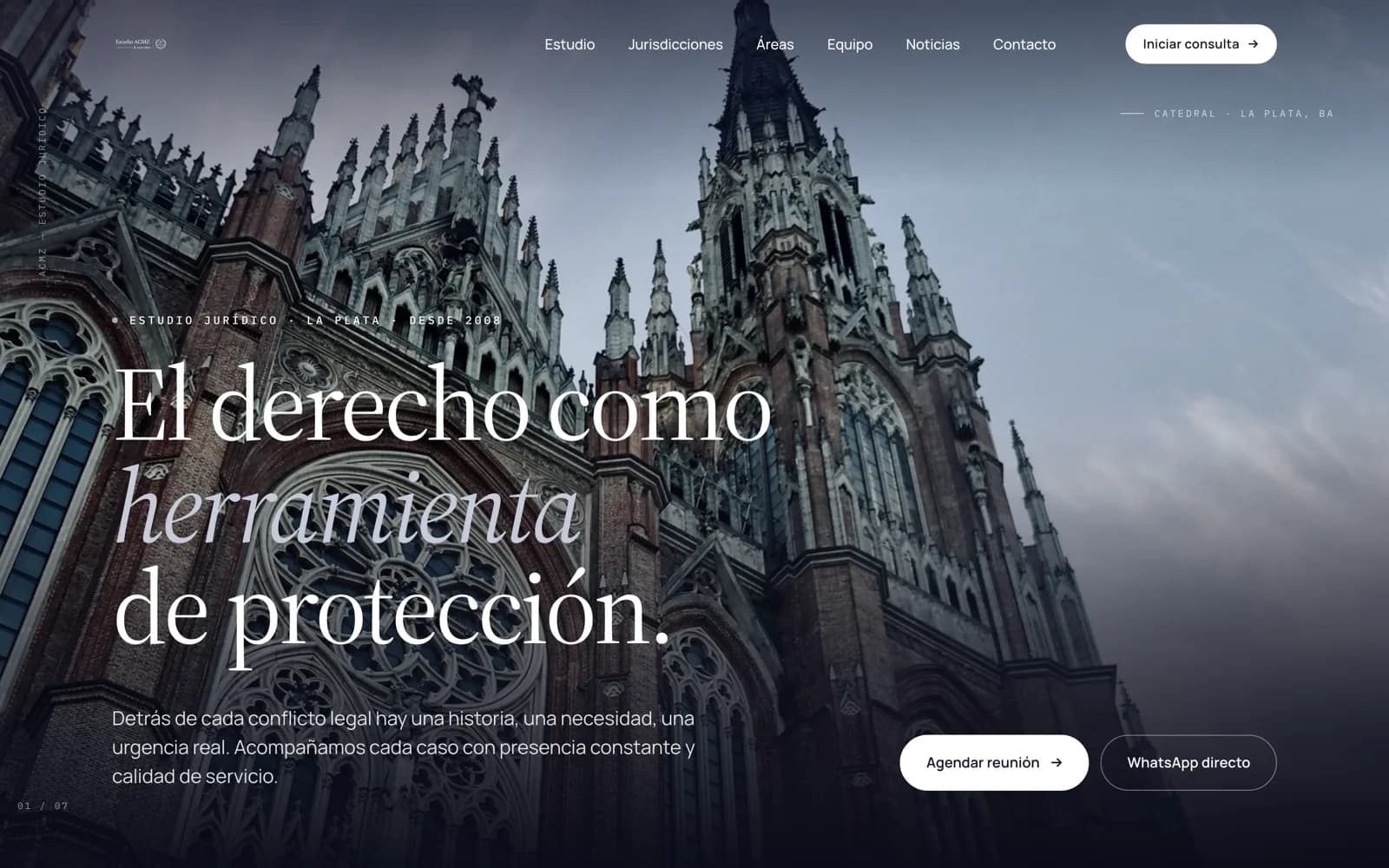 Sitio de ACMZ en producción